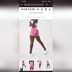 NVGTN Bubble Gum Pink Camo Seamless Shorts